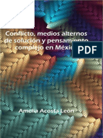 Conflictos Medios Alternos de Solucion y Pensamiento Complejo-mexico
