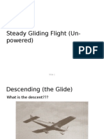 Unpowered Steady Gliding Flight