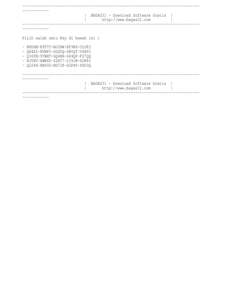 (BAGAS31) Windows 8.1 Key PDF