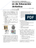 7°examen de Artistica