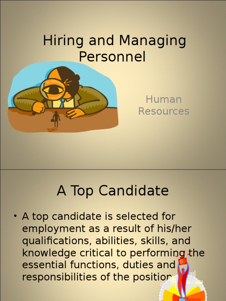 Hiring The Right People | PDF | Goal | Employment