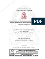 Métodos Analíticos y Su Estandarización