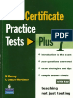 First Certificate Practice Tests Plus1 Book