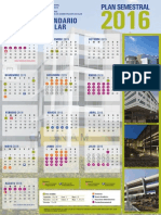Calendario UNAM 2016