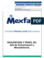 DFA-RH022 Descripcion de Puesto Jefe de Comunicacion y Mercadotecnia