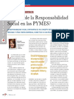 ¿Es Posible La RSE en Las Pymes