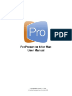 ProPresenter 6 For Mac User Guide