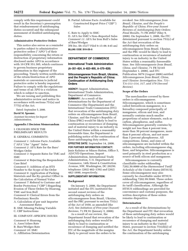 Notice: Antidumping: Circular Welded Carbon Steel Pipes and Tubes From ...