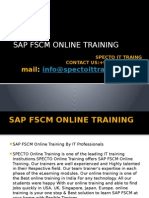 sap fscm online training