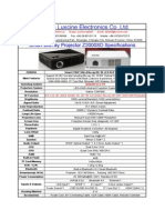 Smart Blu-ray Projector Z2000SD Specs