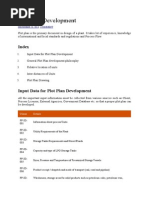 Plot Plan Development