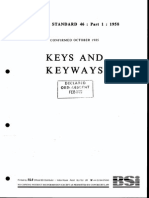 BS 46-1-1958 (Keys & Keyways)