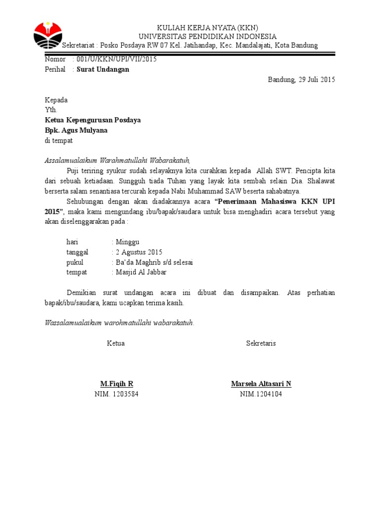 Ketua Kepengurusan Posdaya Bpk Agus Mulyana