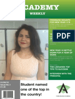 Academy Weekly - Front Cover