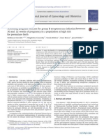 Screening Pregnant Women For Group B Streptococcus Infection Between 30 and 32Â Weeks of Pregnancy in A Population at High R