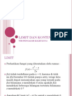 Limit Dan Kontinuitas