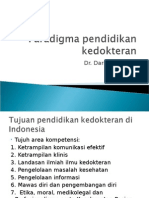 Paradigma Pendidikan Kedokteran