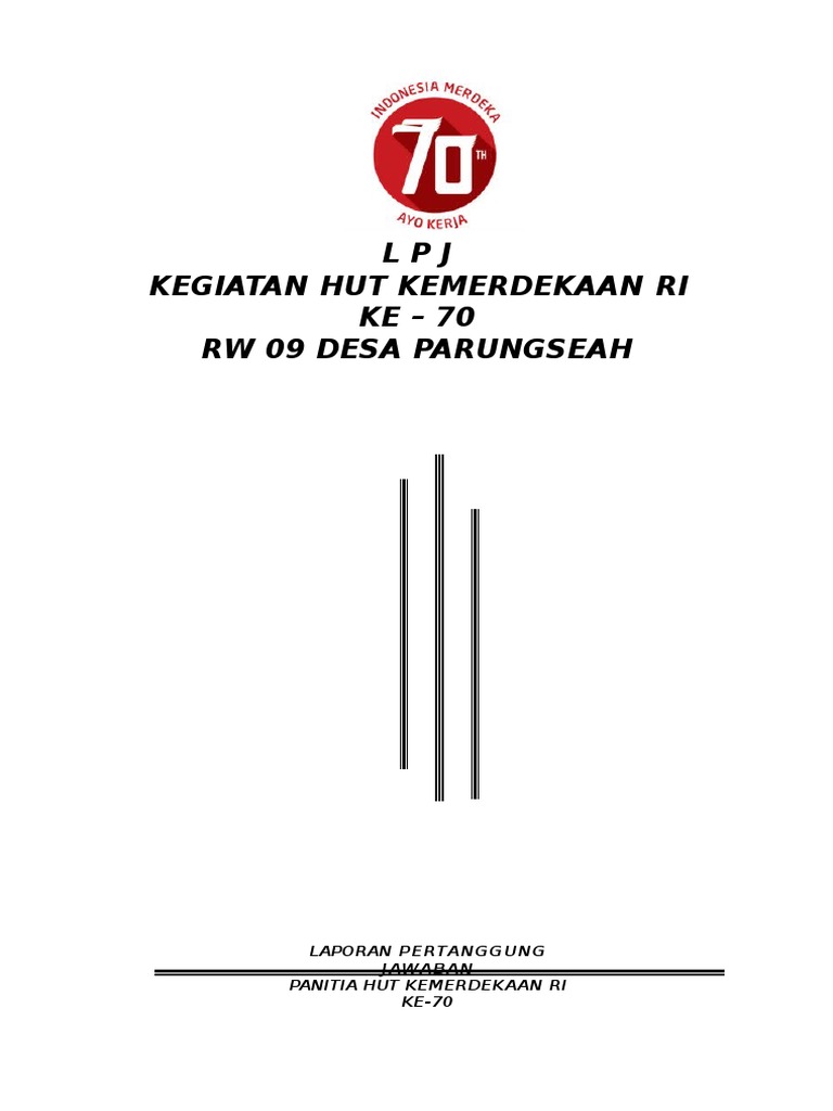 11++ Contoh Laporan Pertanggungjawaban Kegiatan 17 Agustus Doc