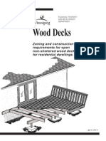 Wood Decks: Zoning and Construction Requirements