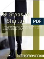 12 Steps to Startup