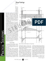 Heavily Loaded Strap Footings