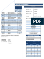 Fórmulas Para Cálculos de Engrenagens