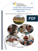 Documento Final Del Diagnostico de Bioemprendimientos de La Region Amazónica-Provincia de Orellana