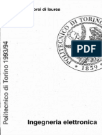 Politecnico Torino Ingegneria Elettronica Guida Dello Studente 1993 1994