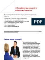 Top 19 Civil Engineering Interview Questions and Answers