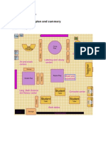 classroom floorplan and summary