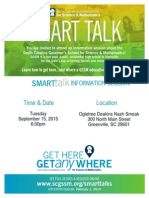 Greenville Smart Talk Flyer