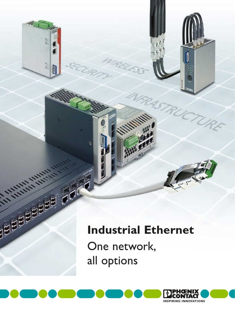 Phoenix Contact Industrial Ethernet FL Switch SFNB 8TX : :  Computers & Accessories