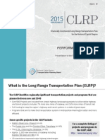 Performance Analysis of The Draft 2015 CLRP Amendment