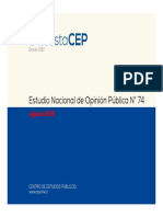 Encuesta CEP Agosto 2015