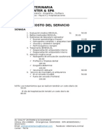 Costo Del Servicio