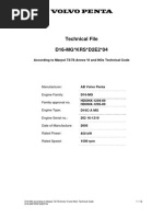 Technical File D16-Mg Krs D2E2 04: According To Marpol 73/78 Annex Vi and Nox Technical Code