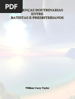 Diferenças Doutrinarias Entre Batistas e Presbiterianos