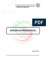 Suplencia Presidencial Mexicana