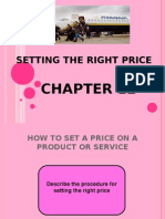 Setting The Right Price