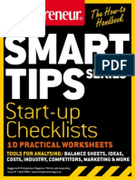 Entrepreneur SmartTips Guide Start Up Checklists Practical Worksheets