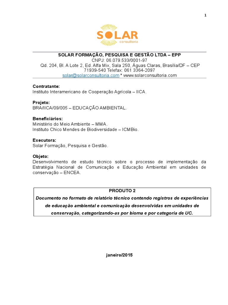 Quiz Ambiental Circuito das águas - Prefeitura de Dom Joaquim