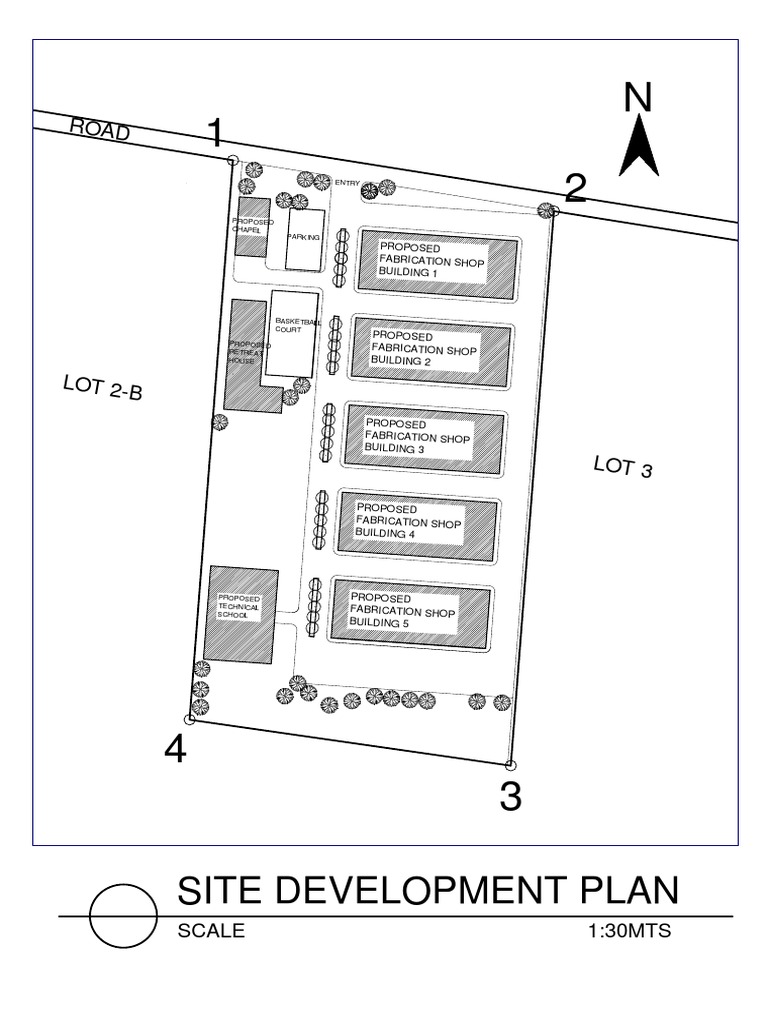 Site Development Plan: Scale 1:30MTS | PDF