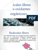 Radicales Libres «Los Oxidantes Orgánicos»