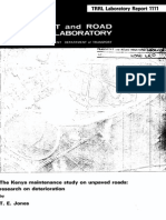 1 - 274 - LR1111 Kenya Maintenance Study - Research On Deterioration