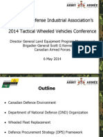 Canadian Army 2014 Tactical Wheeled Vehicles Conference