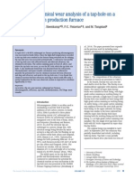 Chemical Wear Analysis of a Tap-hole on a SiMn Production Furnace