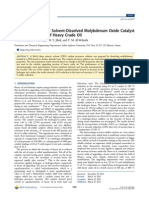 Novel Deep Eutectic Solvent-Dissolved Molybdenum Oxide Catalyst For The Upgrading of Heavy Crude Oil