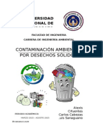 Contaminacion Ambiental Por Desechos Solidos Definitivo