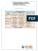 Rubrica de Evaluacion 2015-1 Administracion Financiera