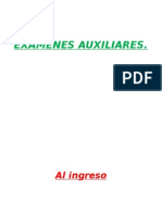 Exámenes Auxiliares Diabetes